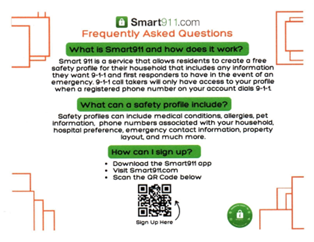 Smart nine one one f a q